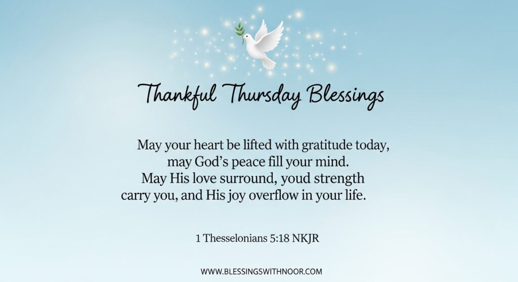 Good Morning Thursday Blessings