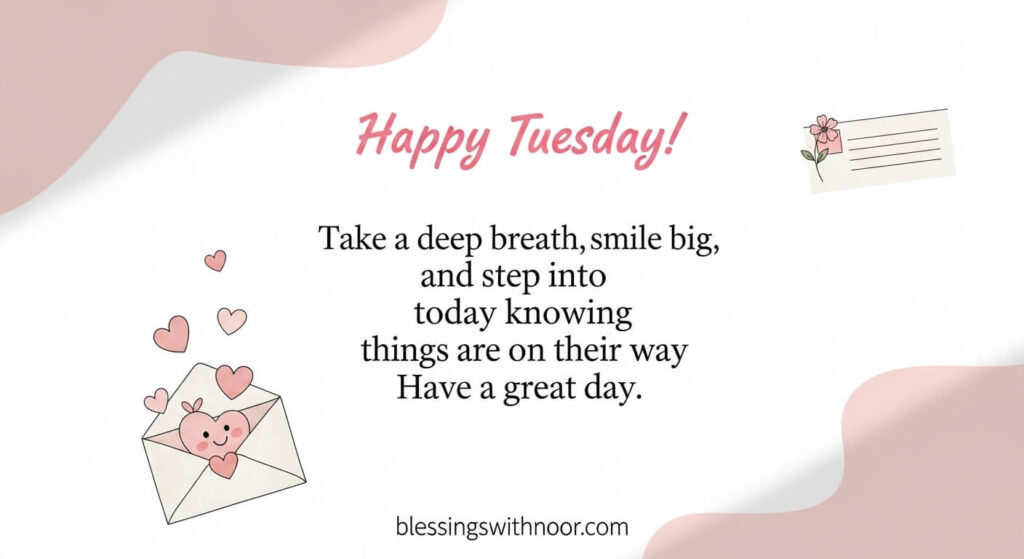 Good Morning Tuesday Blessings