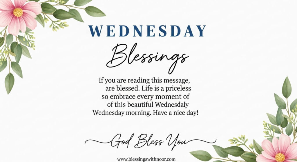 good morning wednesday blessings