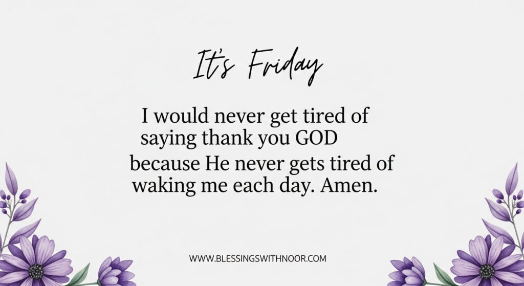 Happy Friday Blessings