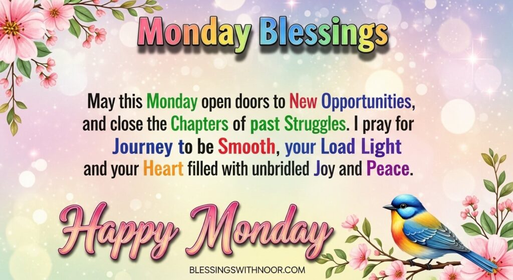 Happy Monday Blessings
