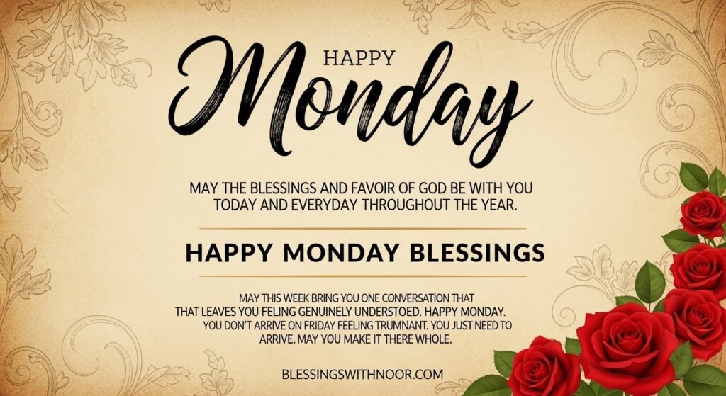 Happy Monday Blessings