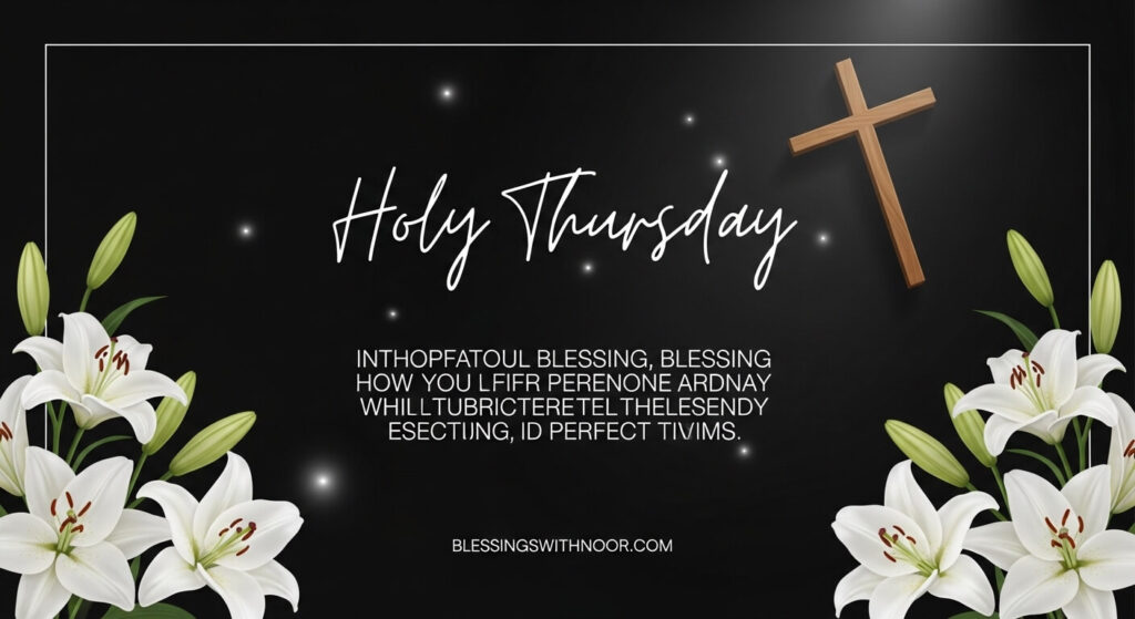 Holy Thursday Blessings