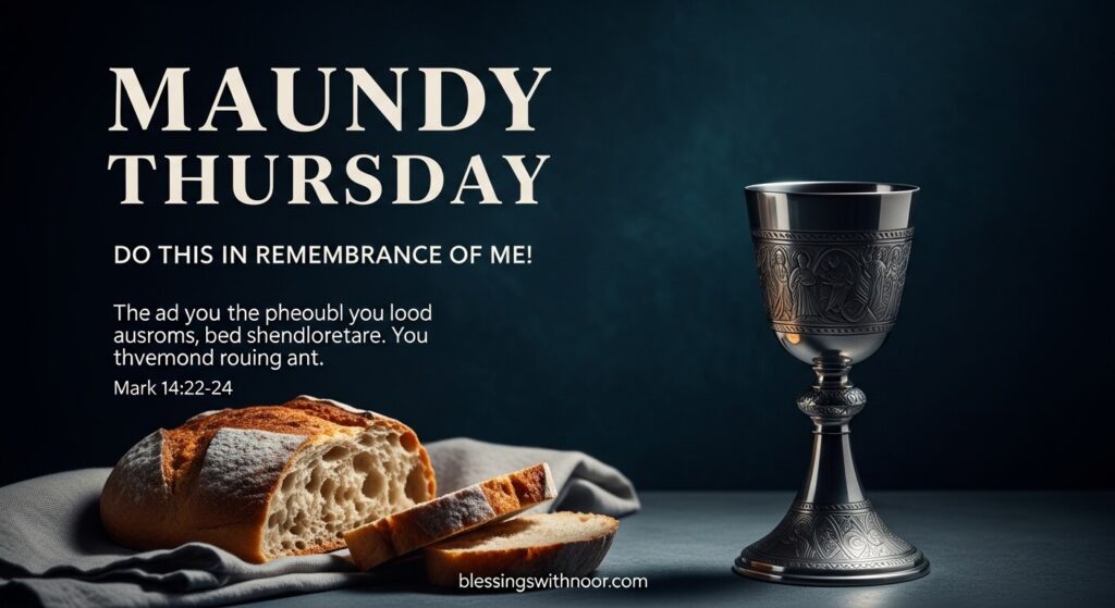 Holy Thursday Blessings