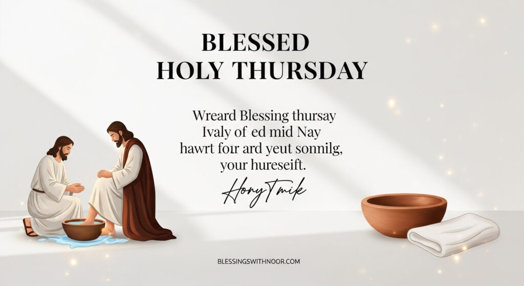 Holy Thursday Blessings