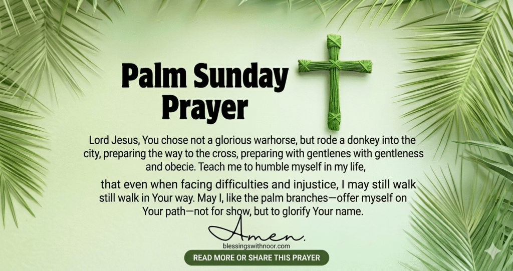 Palm Sunday Blessings