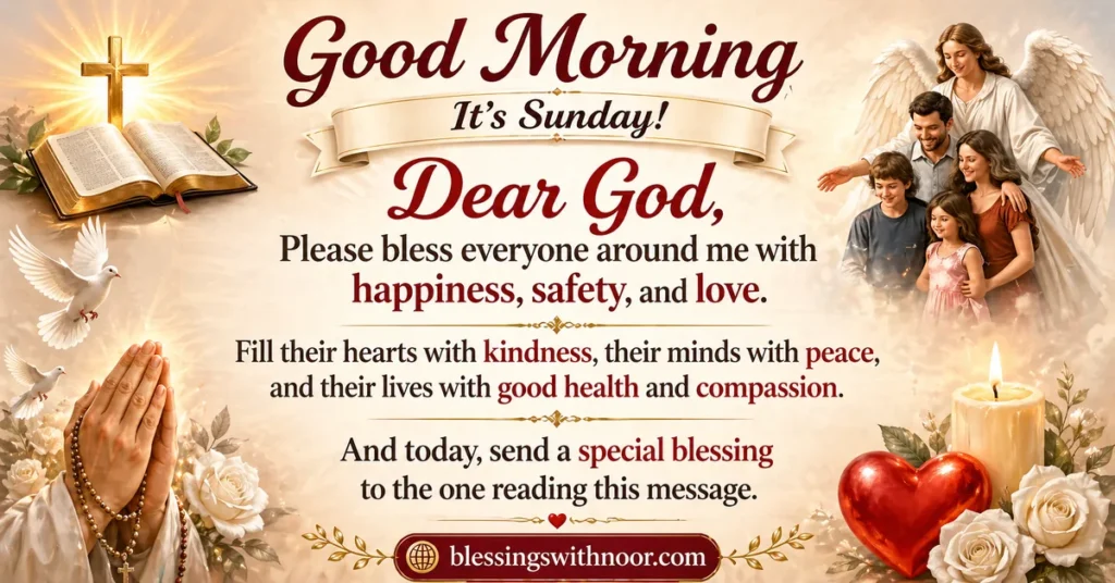 Sunday Blessings Prayers