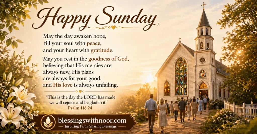Sunday Blessings Prayers